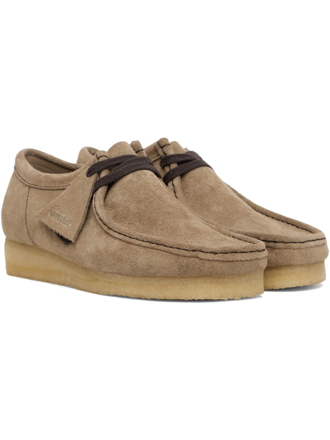 Taupe Wallabee Derbys - 4