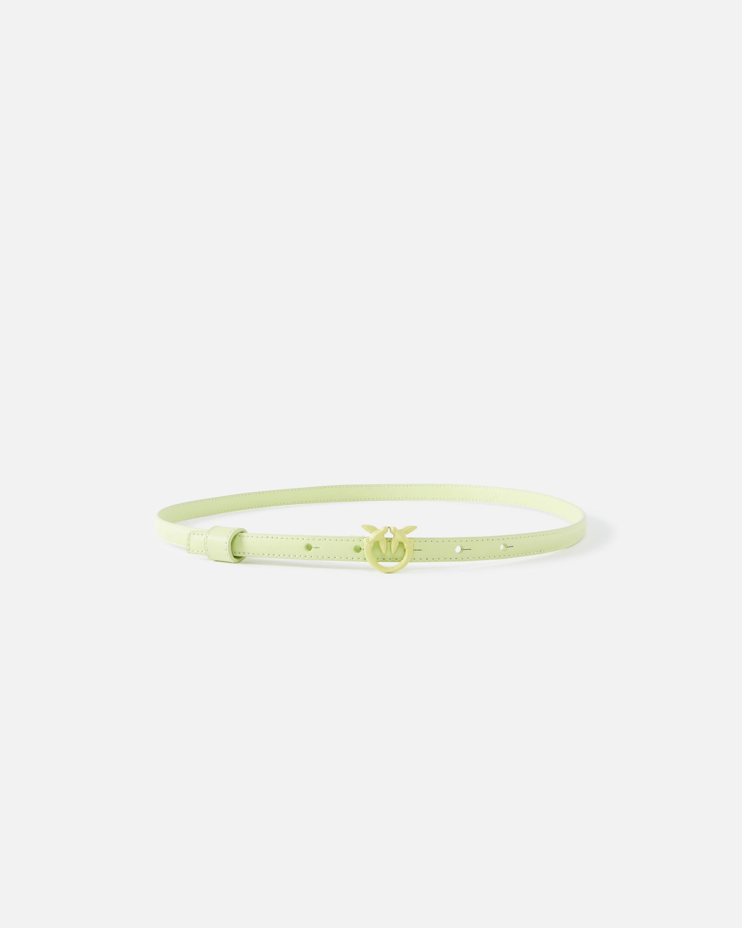 SUPER-THIN COLOUR-BLOCK LOVE BIRDS BELT 1CM - 1