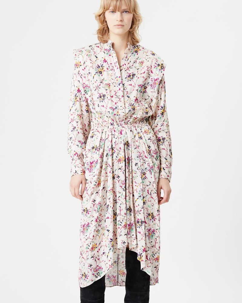 OKELEYA FLORAL MIDI DRESS - 4