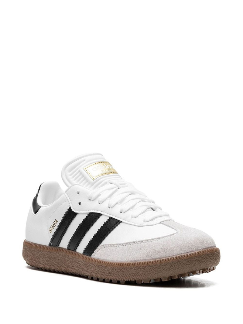 adidas Samba Golf "Cloud White/Core Black/Gum" golf shoes outlook