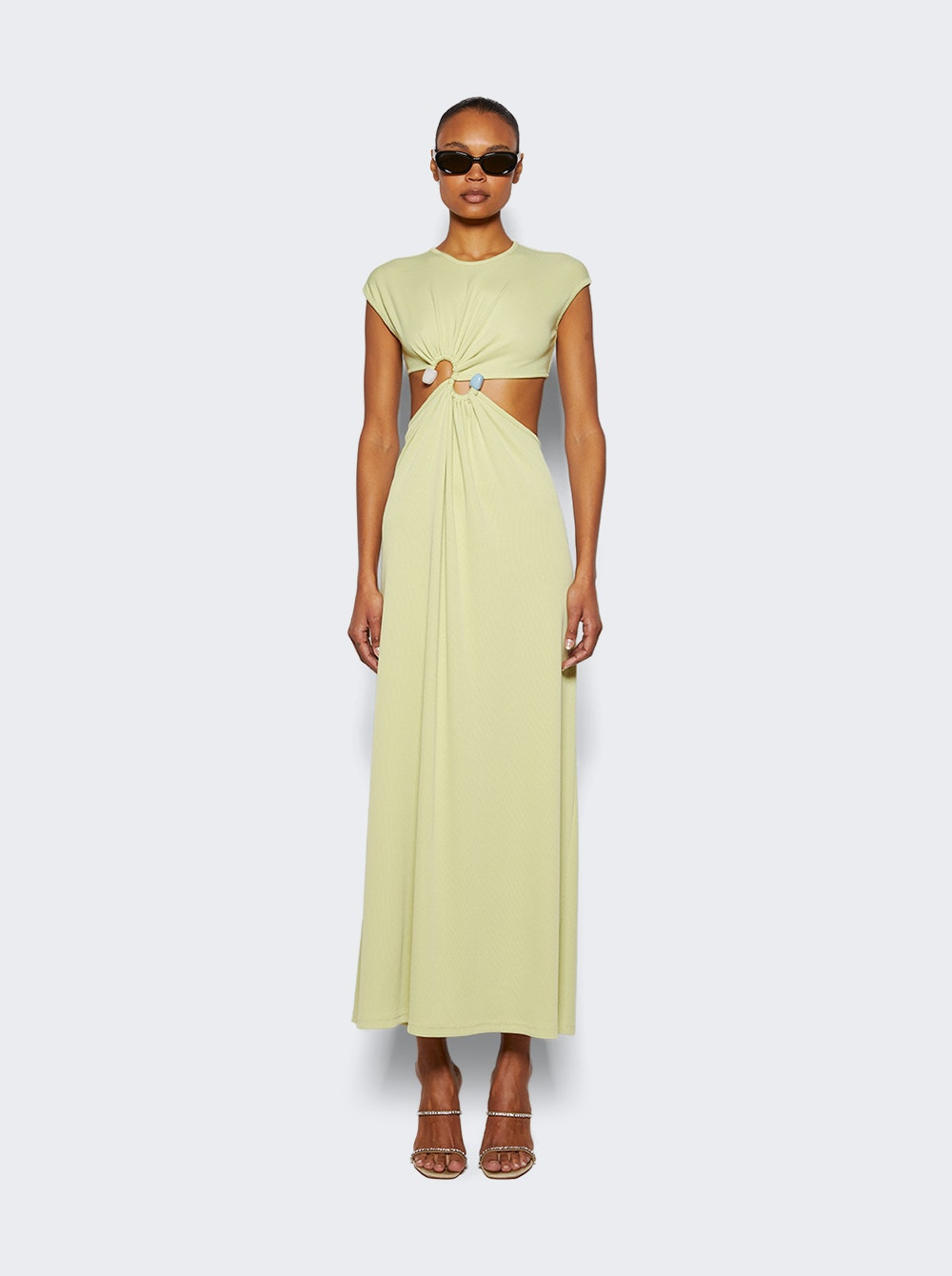 S-buckle Tank Dress Melon - 2