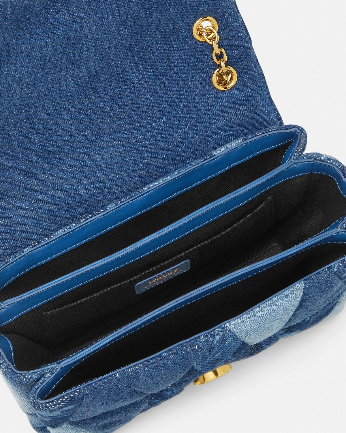 Kleio Denim Quilted Shoulder Bag - 3