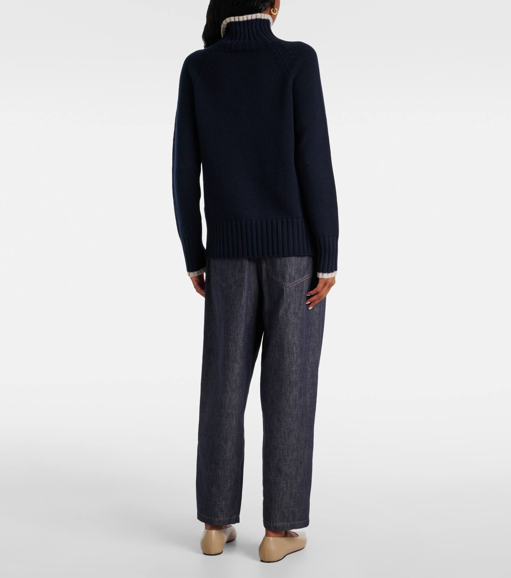 Mantova wool and cashmere turtleneck sweater - 3