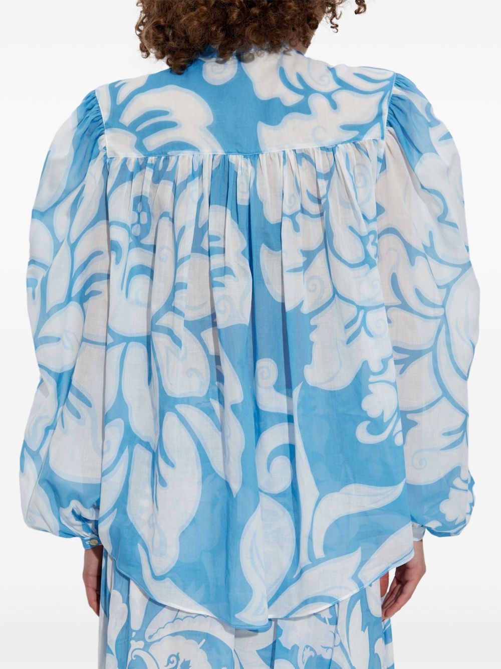 printed blouse - 4