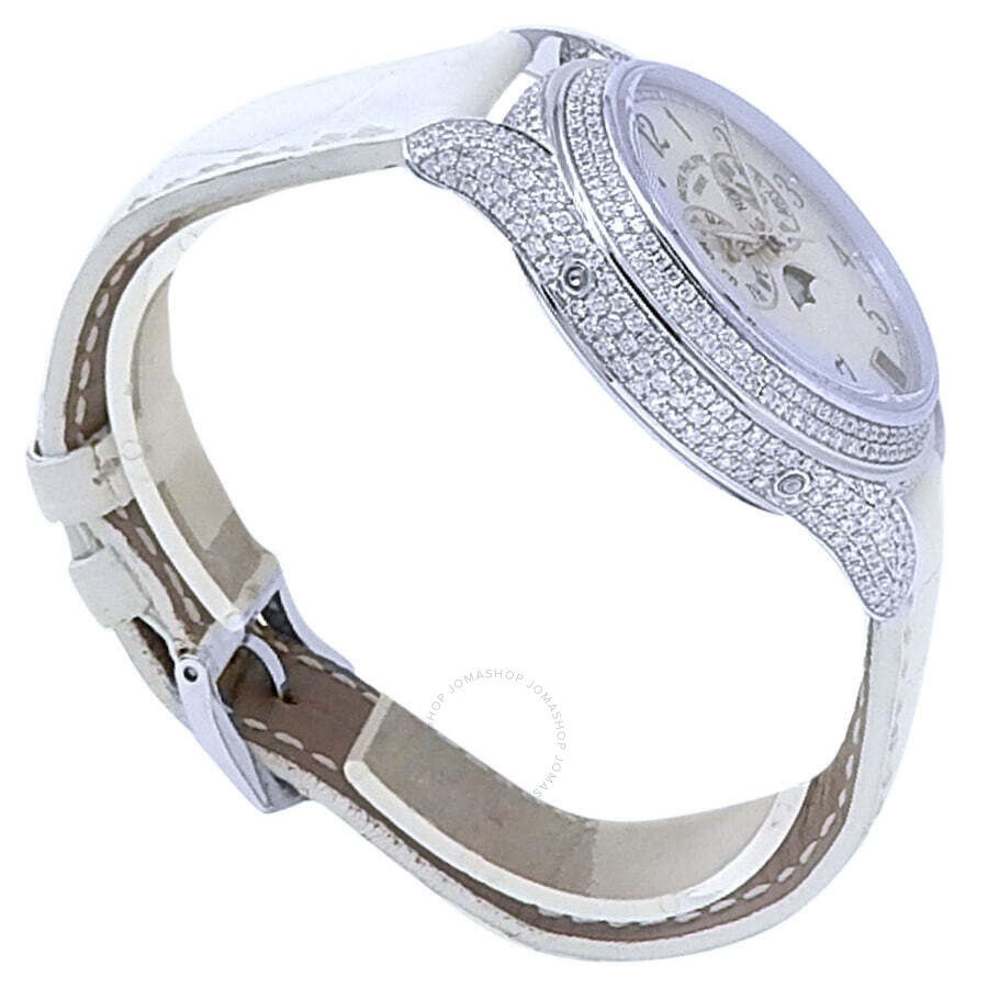 Pre-owned Patek Philippe Complications Annual Calendar Automatic Moon Phase Diamond Ladies Watch 493 - 3