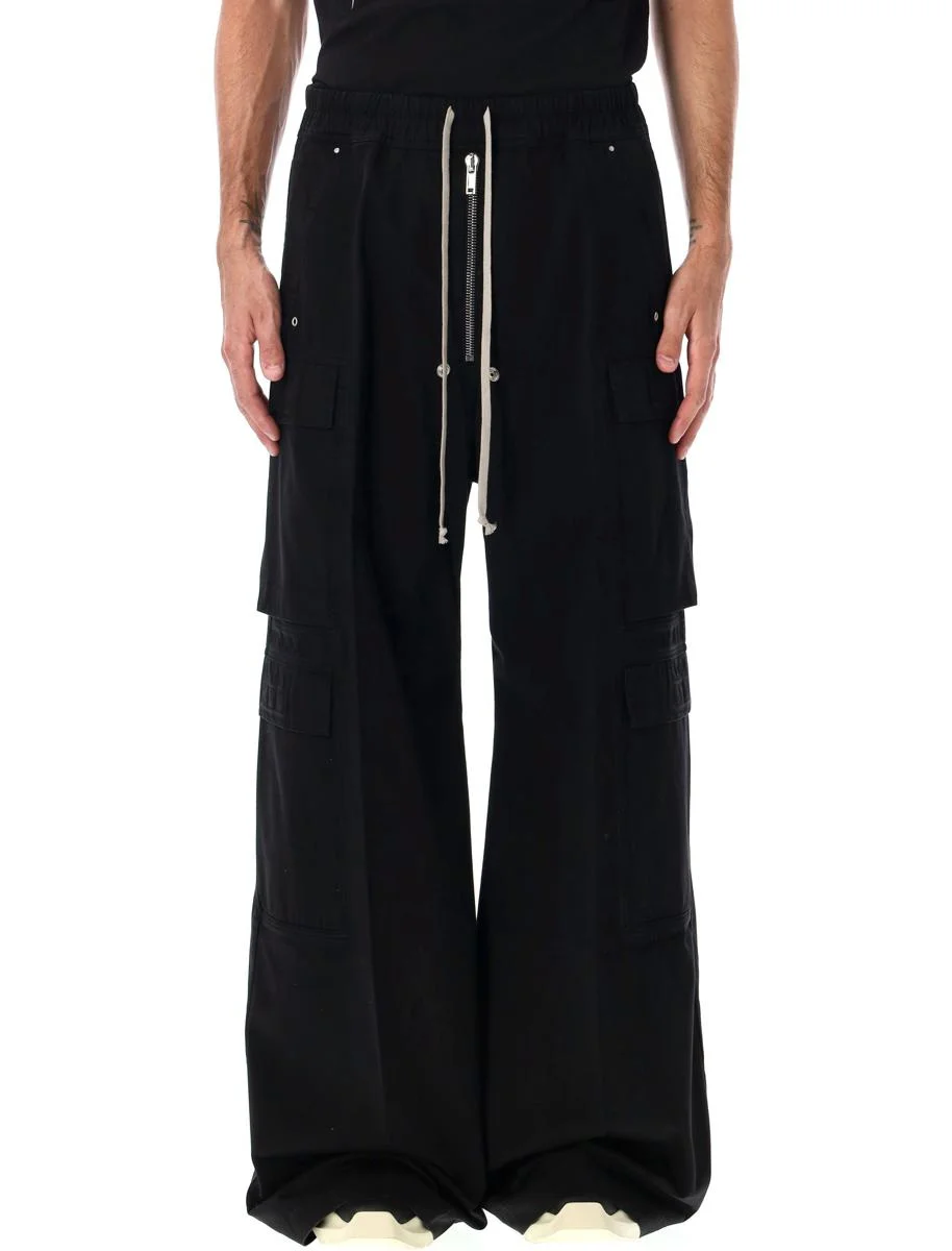 Rick Owens Drkshdw Double Cargo Jumbo Belas Cotton Pant - 1