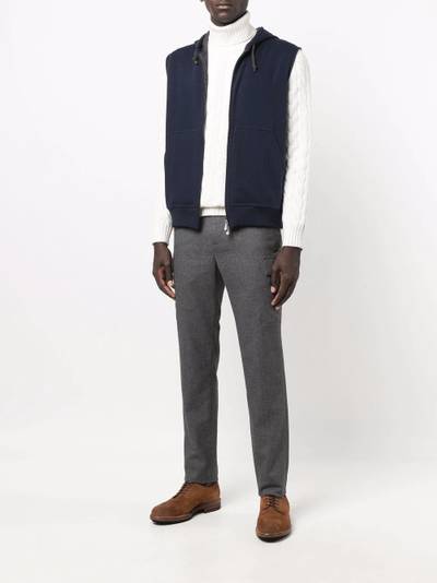 Brunello Cucinelli cable knit roll-neck jumper outlook