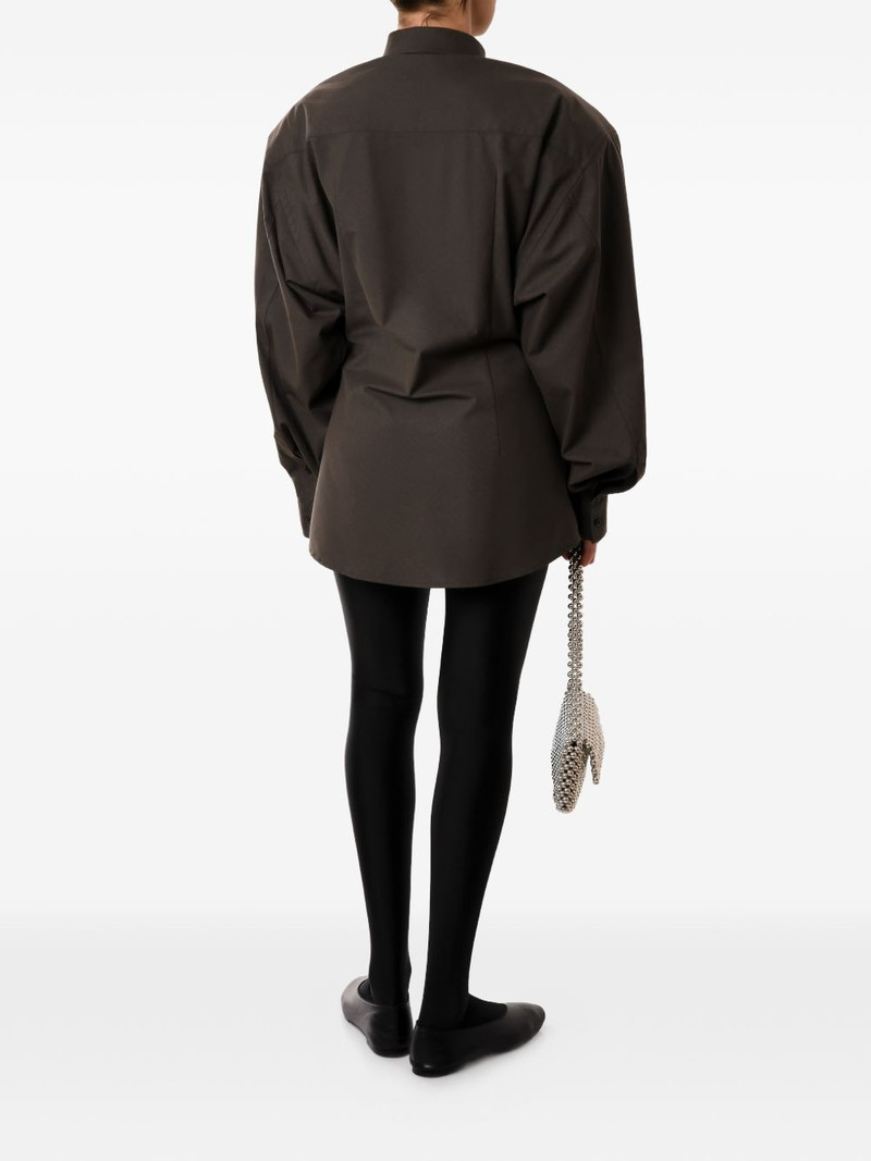button balloon sleeve shirt 3