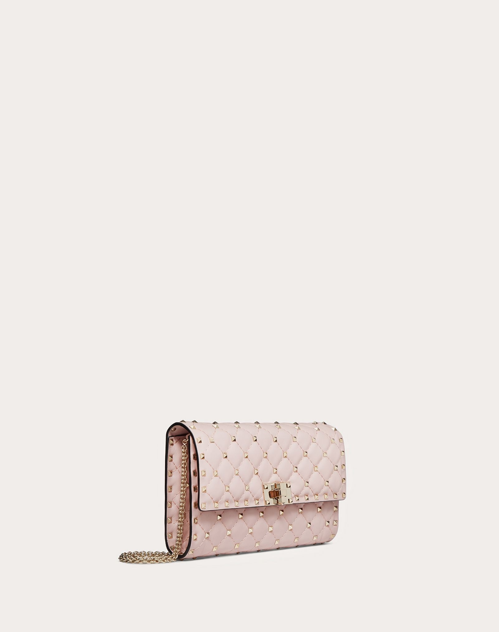 Rockstud Spike Nappa Leather Crossbody Clutch Bag - 2