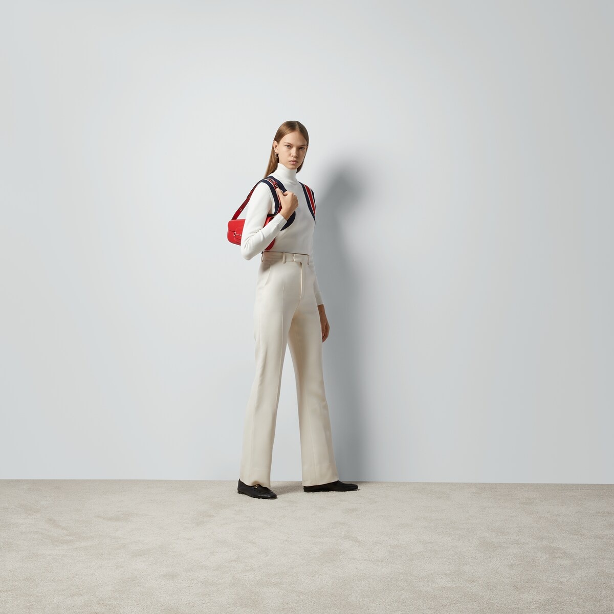 Wool silk crêpe pants - 2