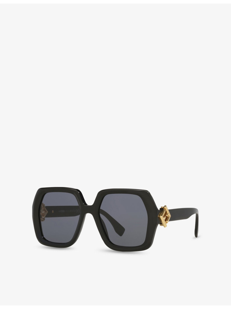 FENDI FE40139I Square-Frame Acetate Sunglasses outlook