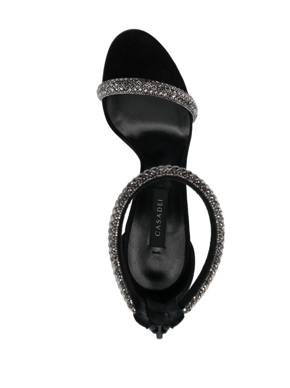 Scarlet Stratosphere  100mm crystal-embellished sandals - 4