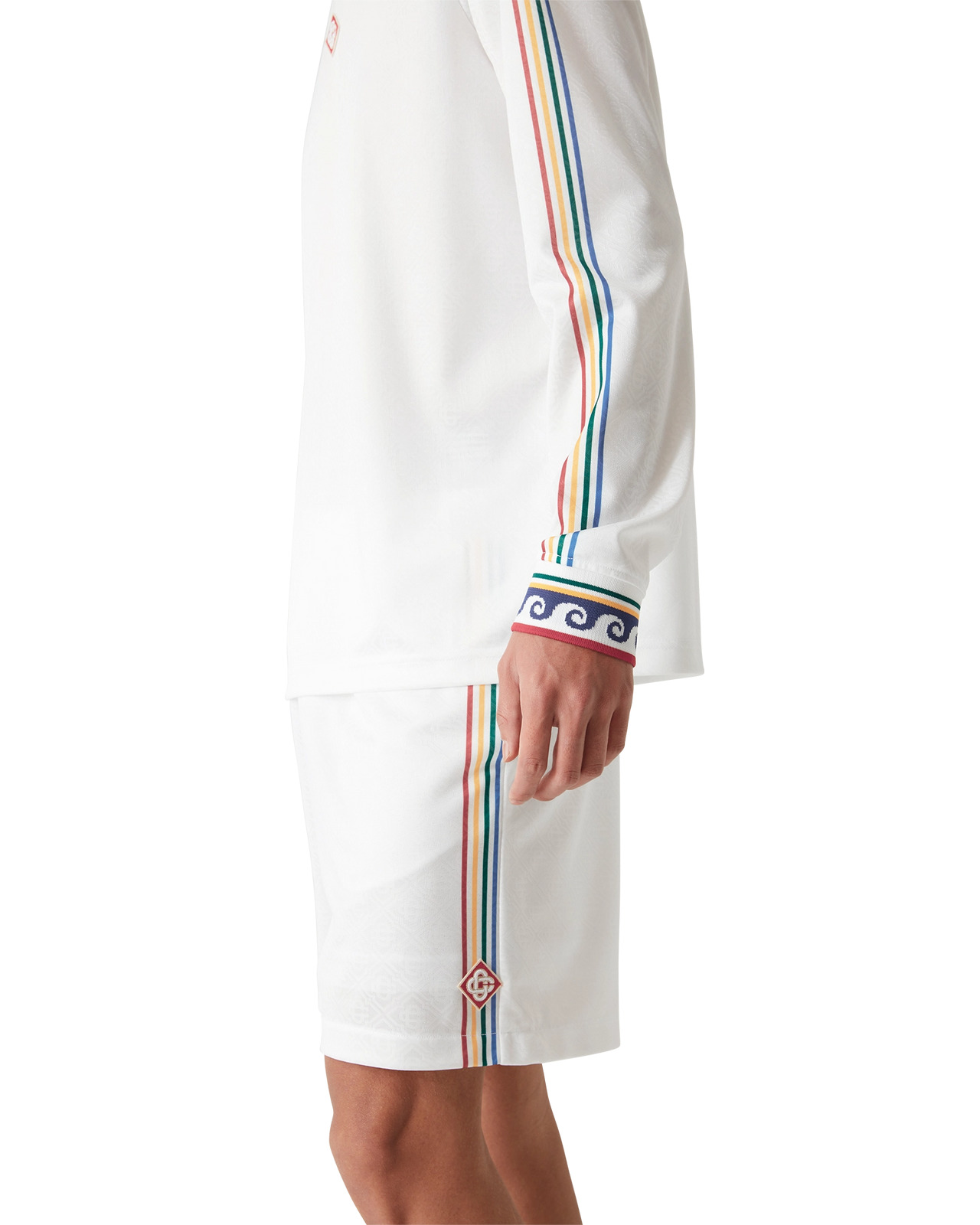 Jacquard Monogram Football Shorts | Casablanca Paris - 6