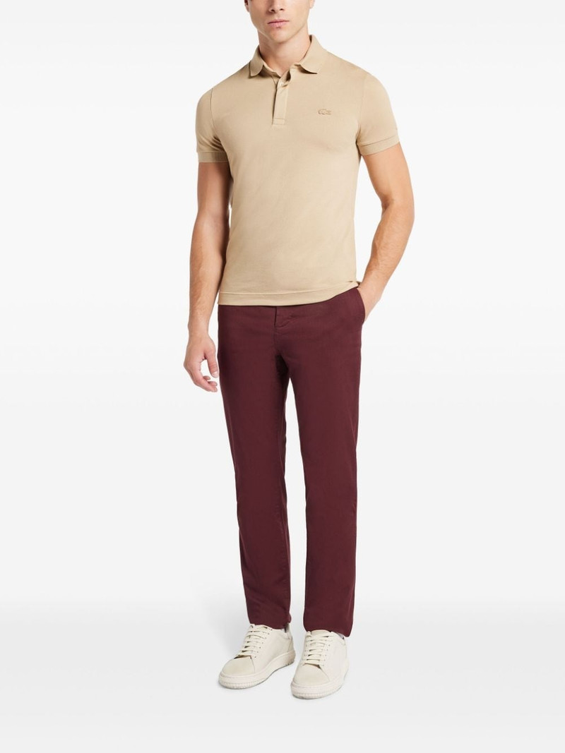 LACOSTE logo-patch polo shirt outlook