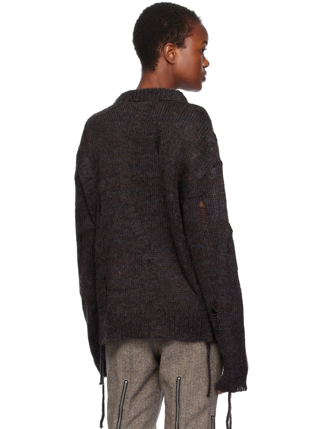 Brown Colbine Sweater - 3