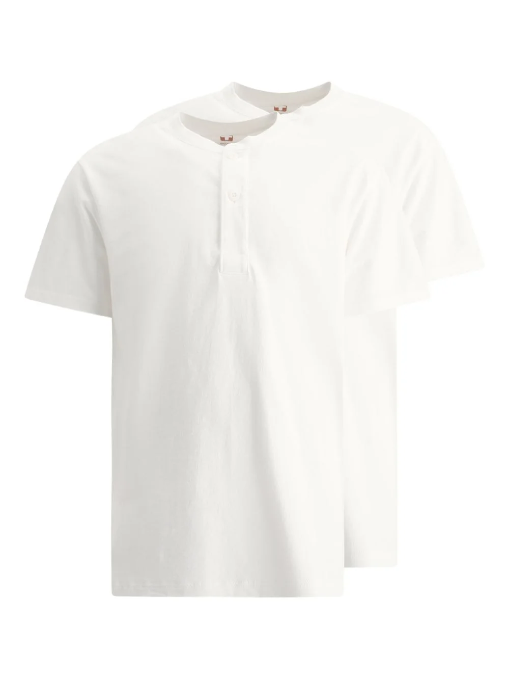 Henley cotton T-shirts (pack of two) - 1