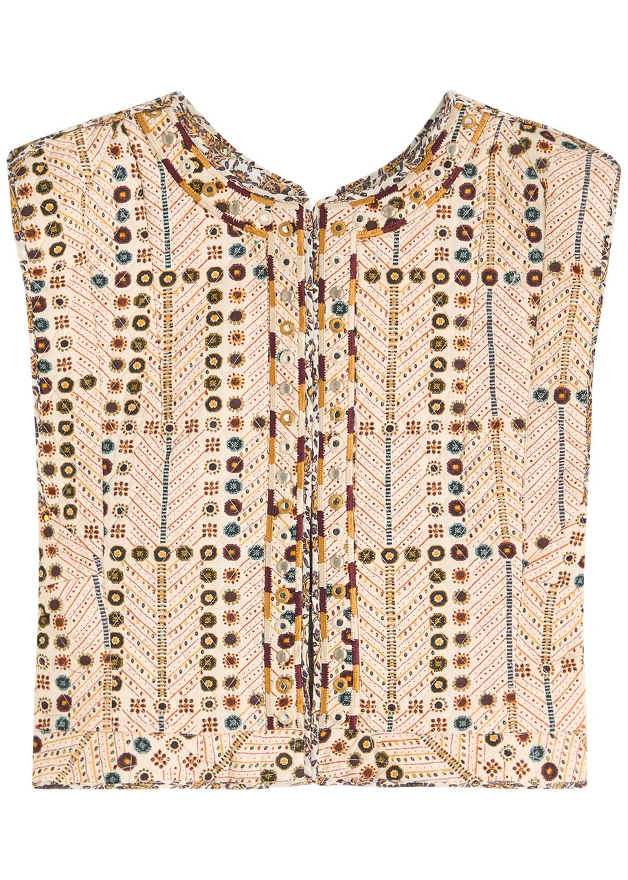 Isabel Marant étoile Cerza Printed Cotton top - 1