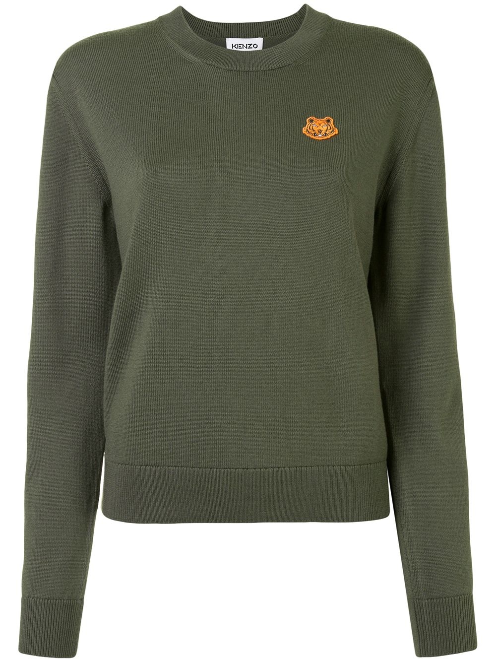 Tiger crest wool jumper - 1