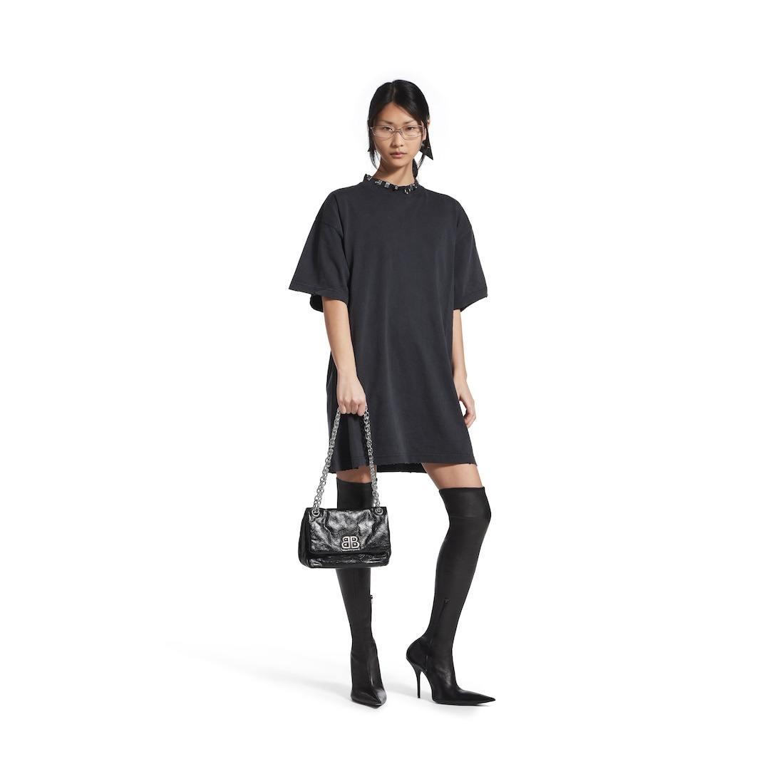Women's Monaco Mini Bag in Black - 7