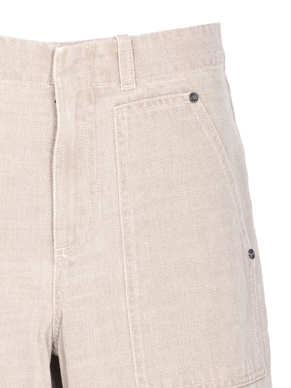 logo-patch jeans - 4