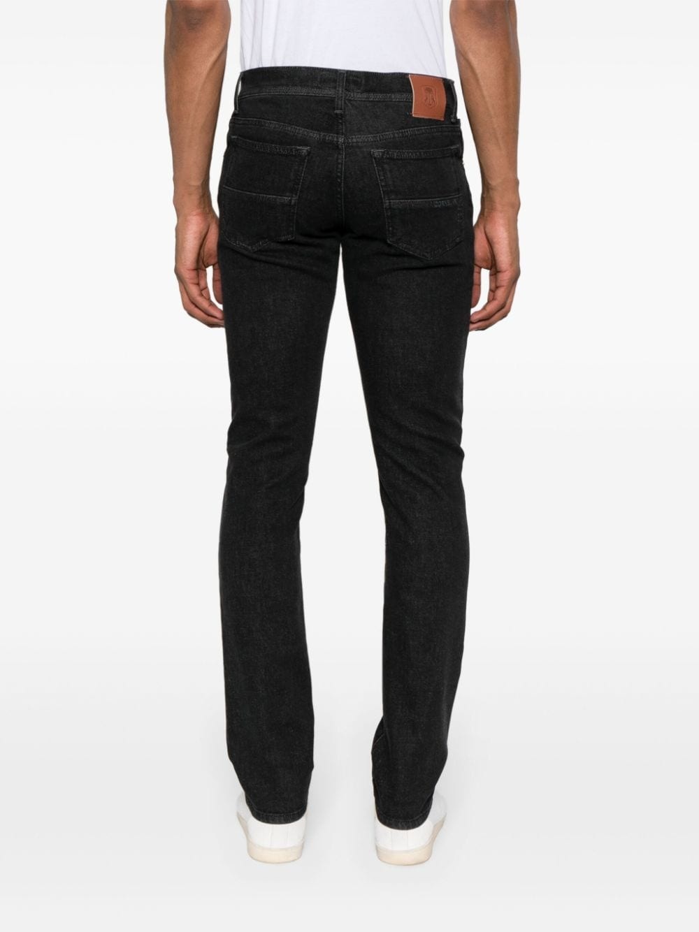 mid-rise tapered jeans - 4