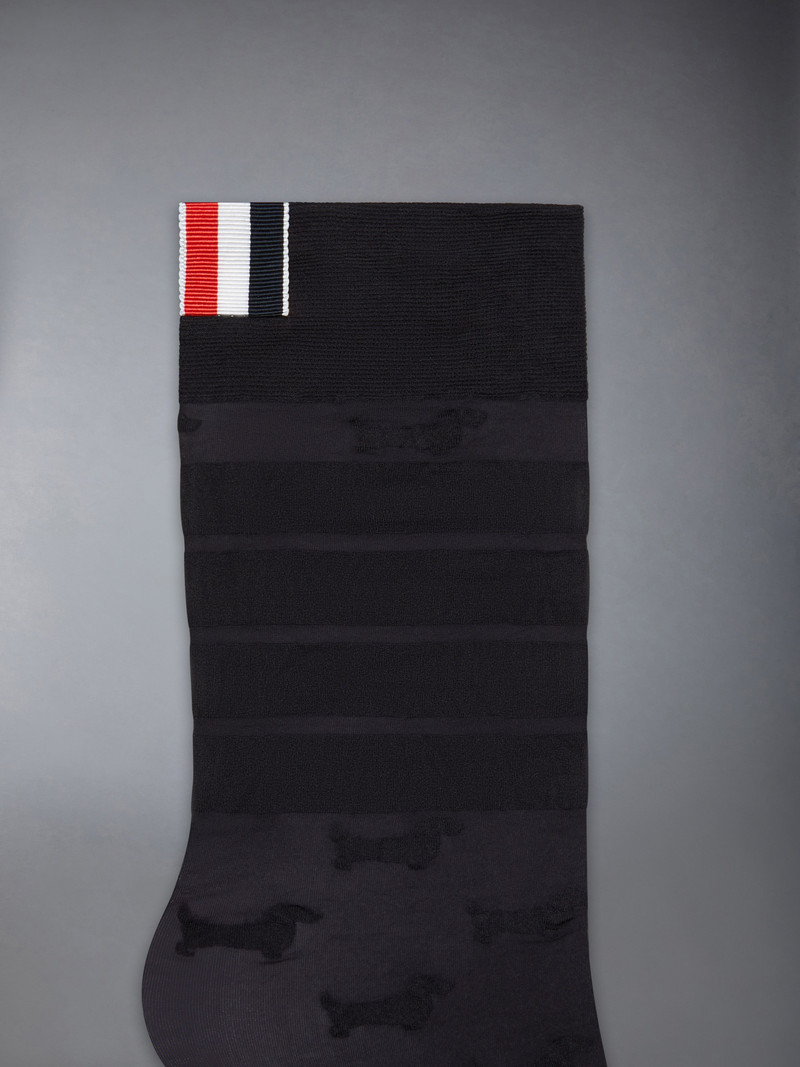 Thom Browne HECTOR 4-BAR SHEER MID CALF SOCKS outlook