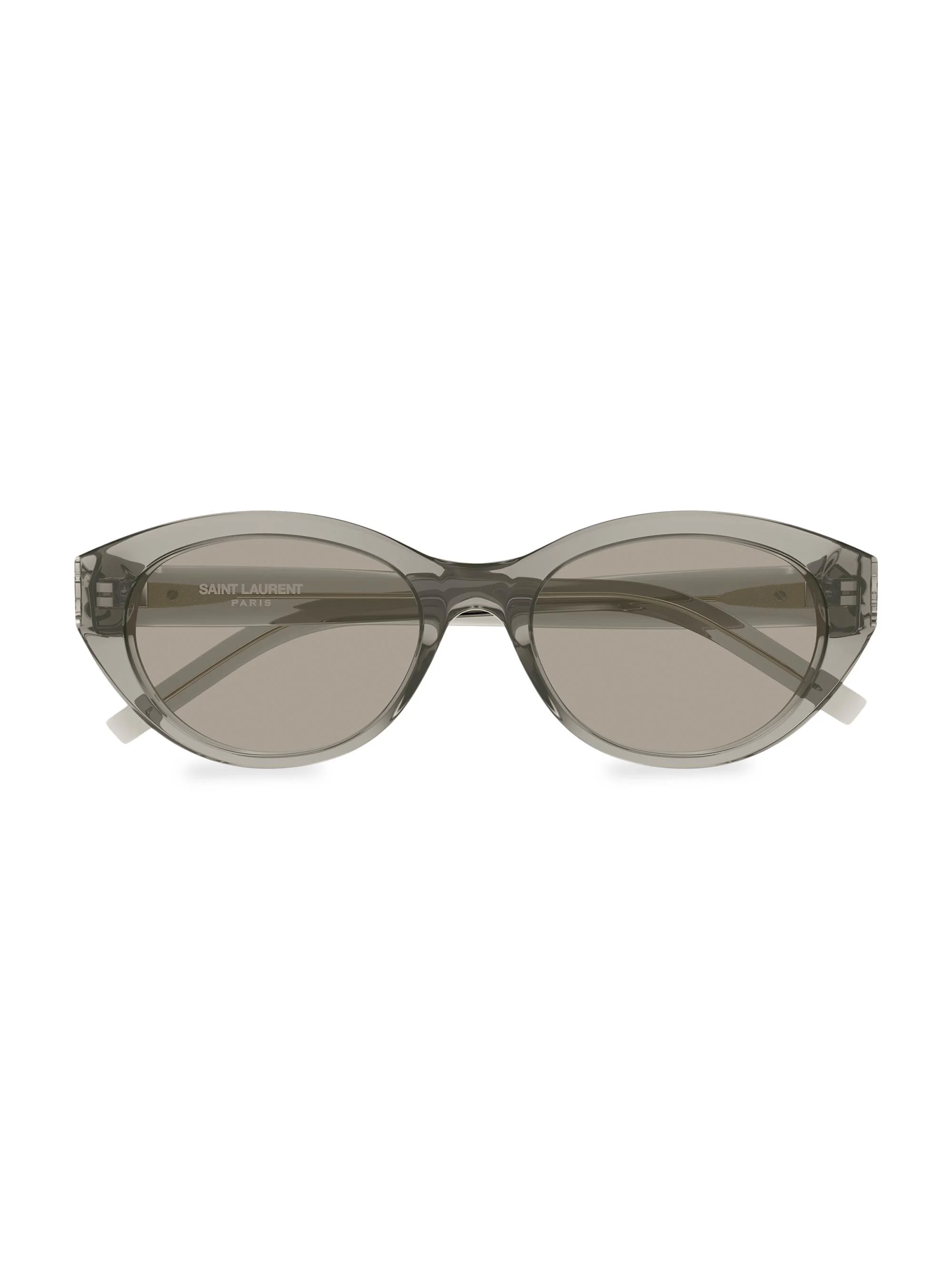Women's Monogram Hinge 54MM Round Sunglasses - Grey - 1