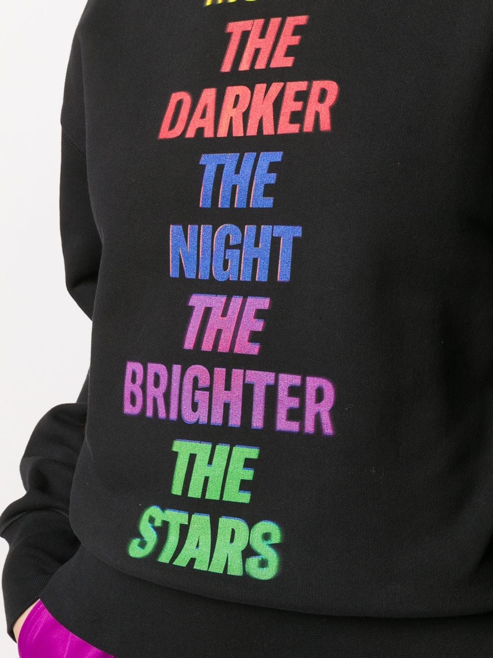 slogan-print sweatshirt - 5