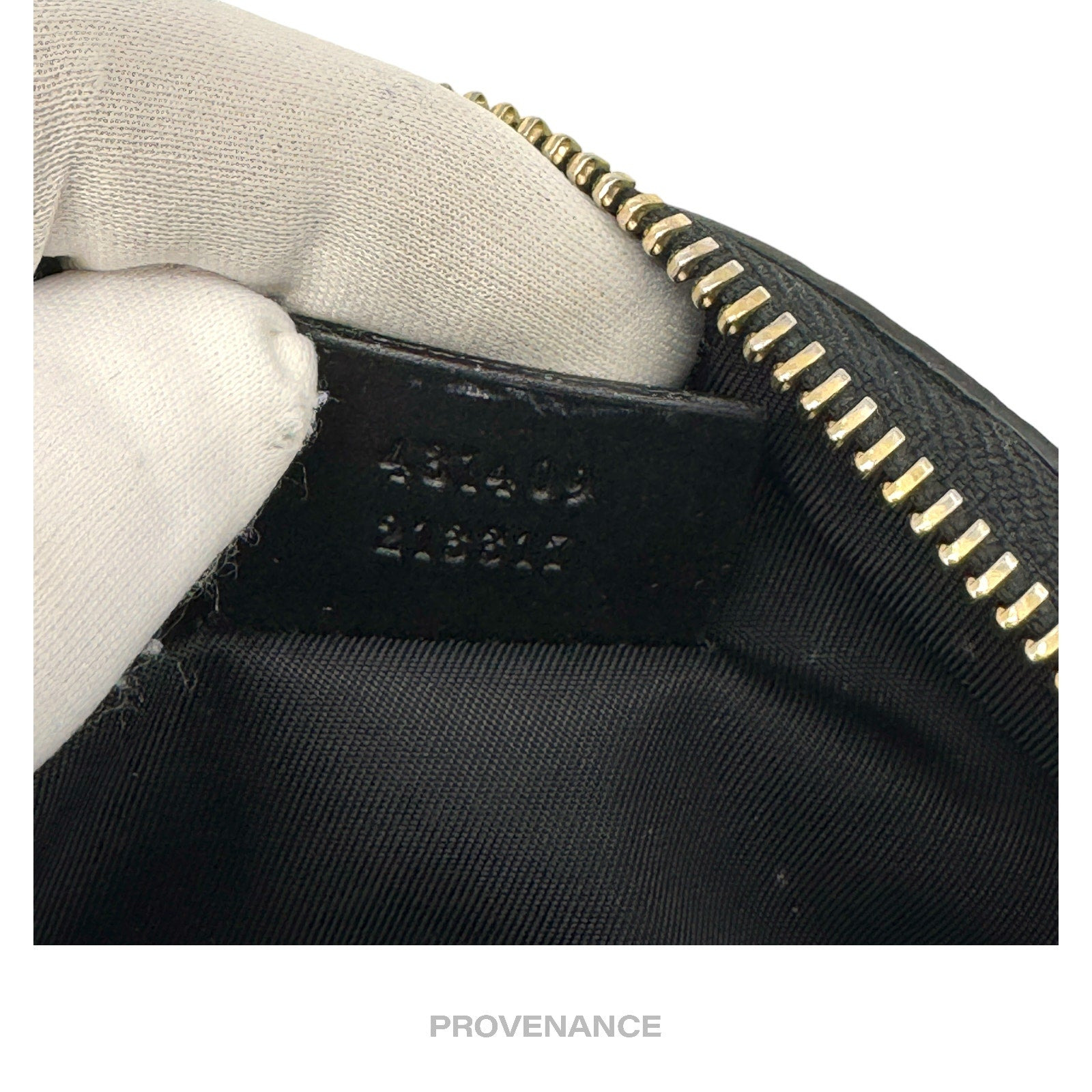 Gucci Guccissima Cosmetic Pouch - Navy Leather - 9