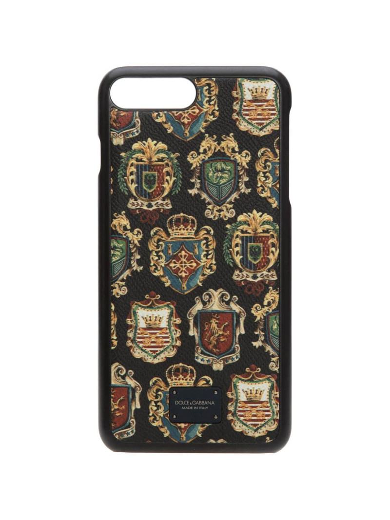 crest print phone case 1