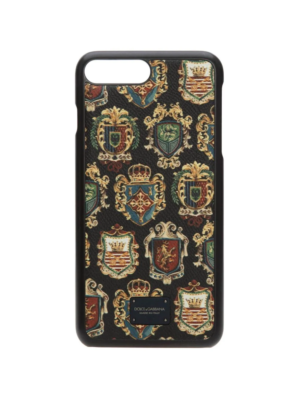crest print phone case - 1