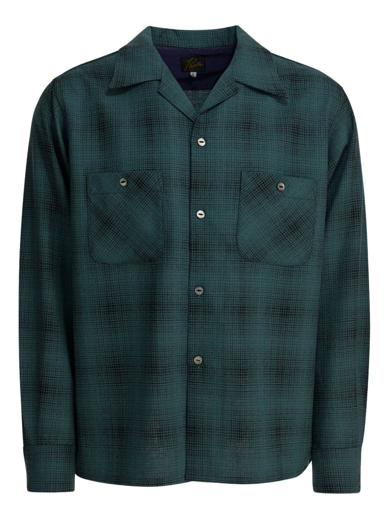One-Up checked chest-pocket shirt 1