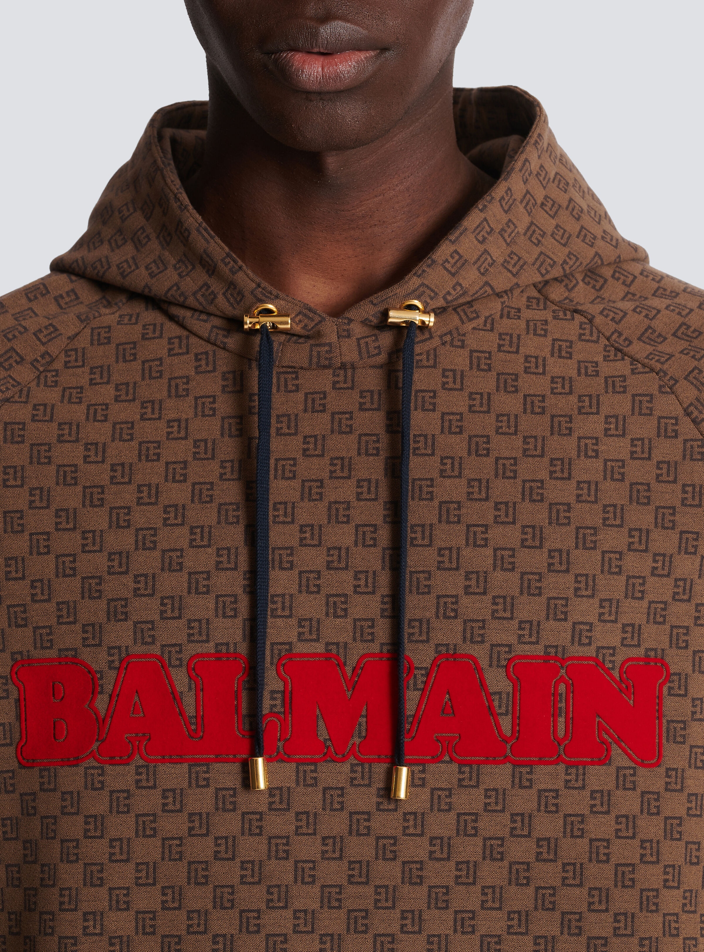 Mini monogram jacquard hoodie - 8