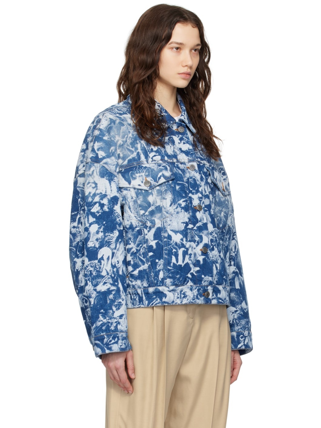 Indigo Animal Crowd Denim Jacket - 2