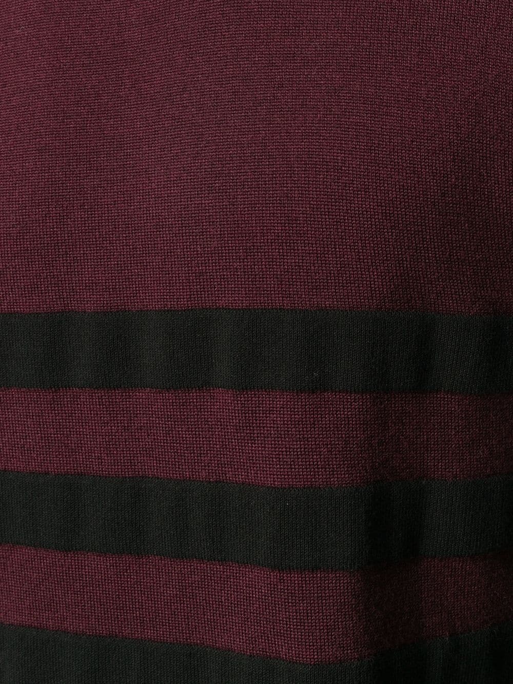 striped crew neck jumper - 5