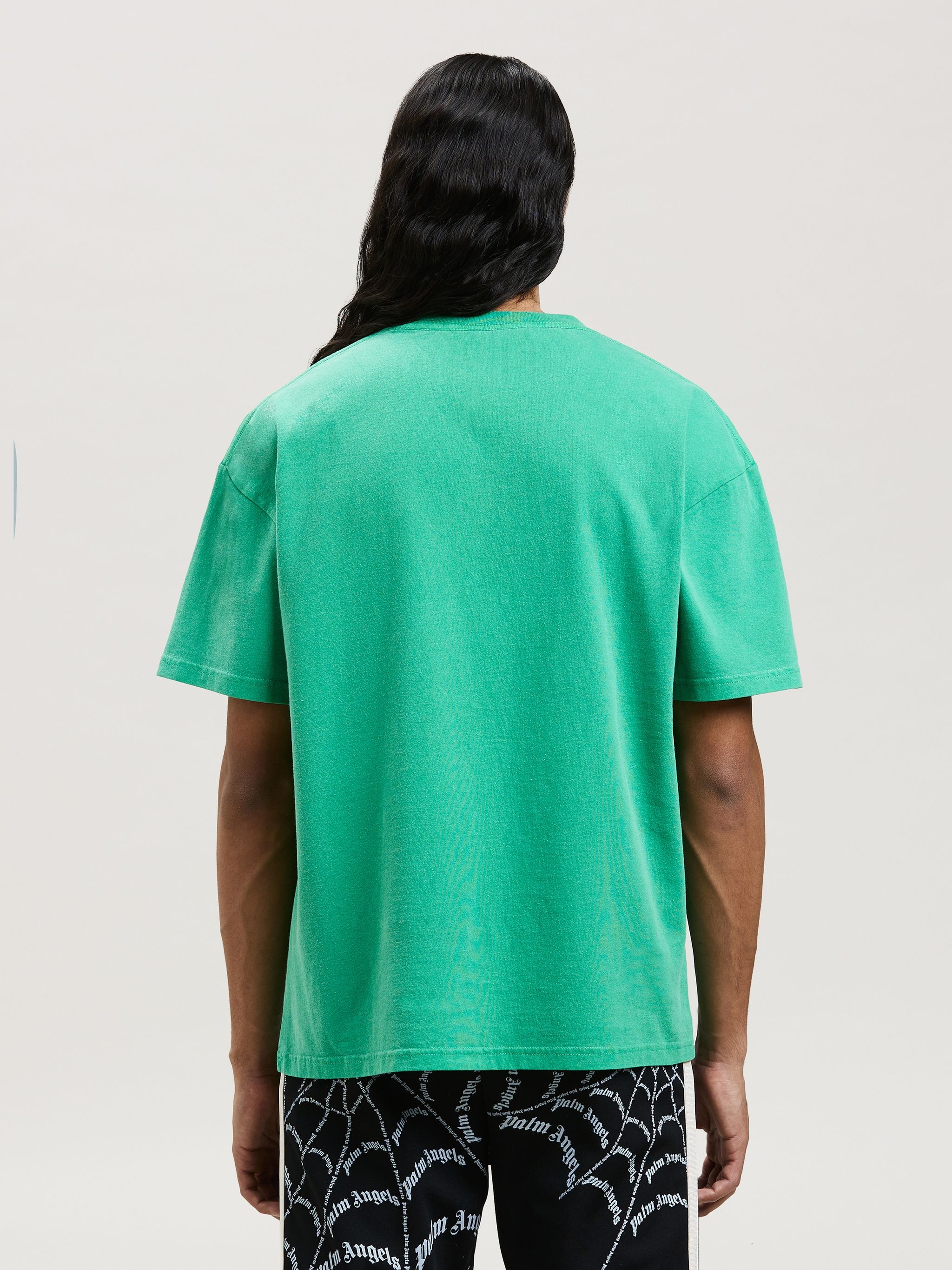 GARMENT DYE BOX LOGO TEE - 5