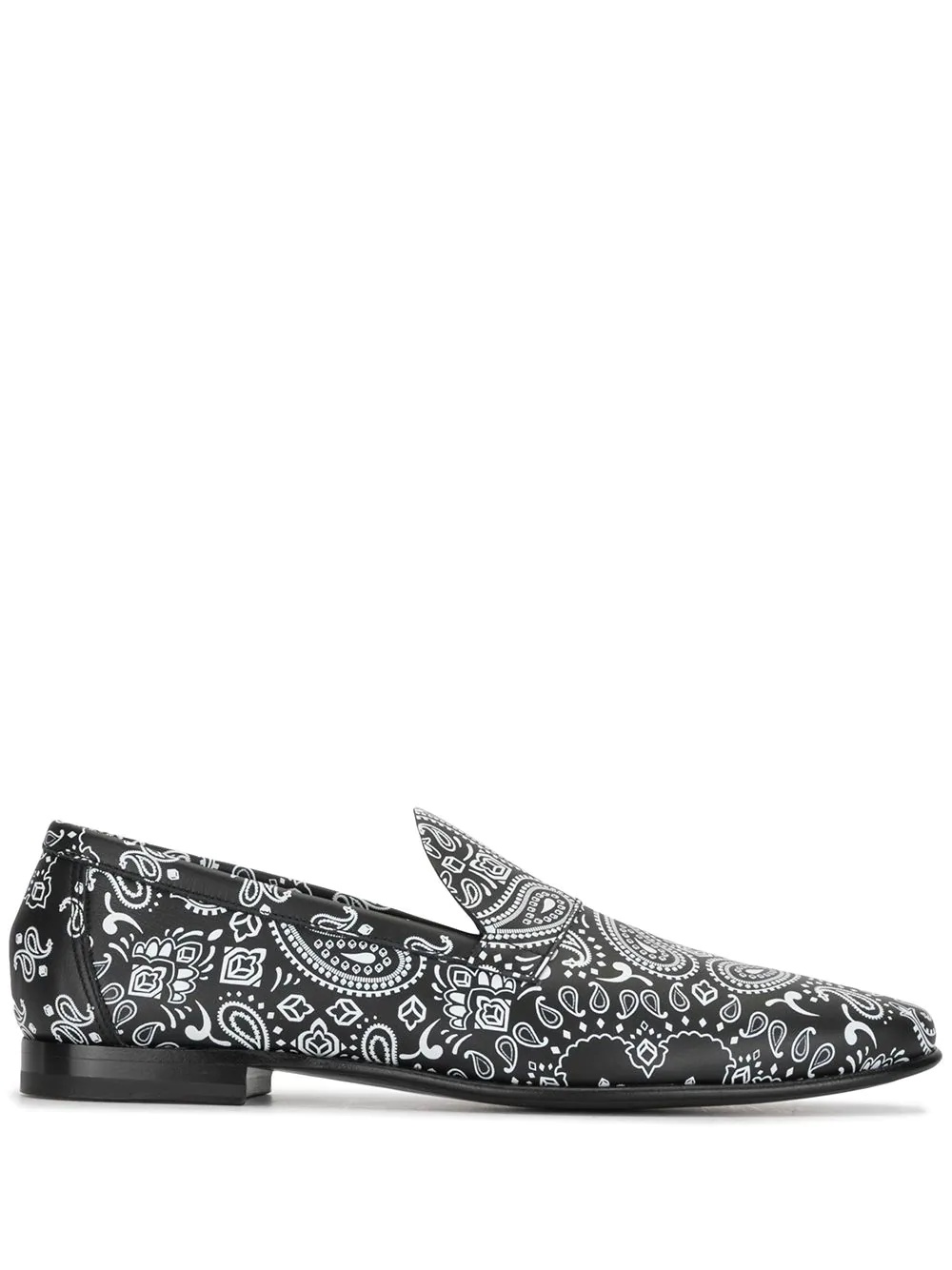 Jacno paisley print loafers - 1