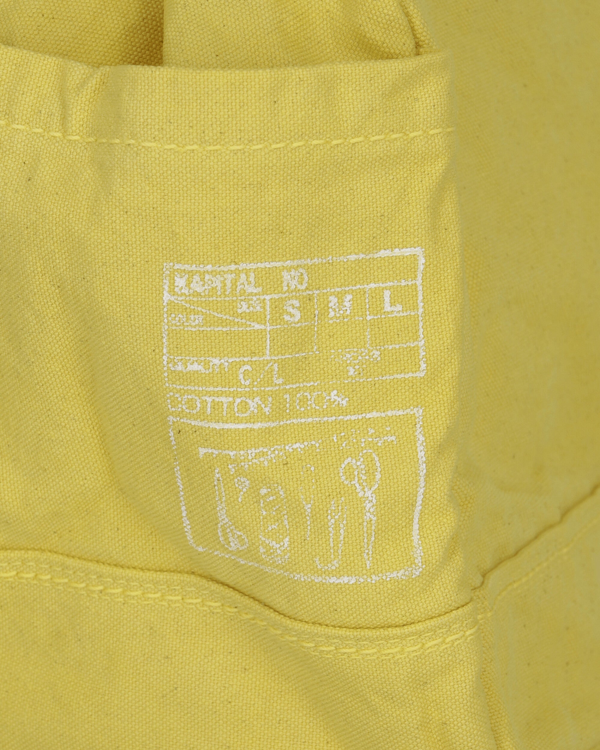 #6 Canvas Standard Tote Bag (S) Lemon - 4