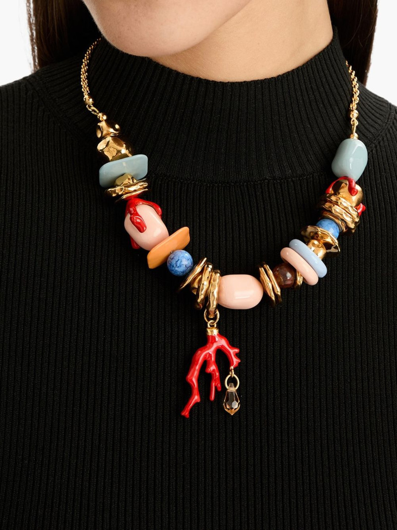 Oscar de la Renta beaded necklace outlook