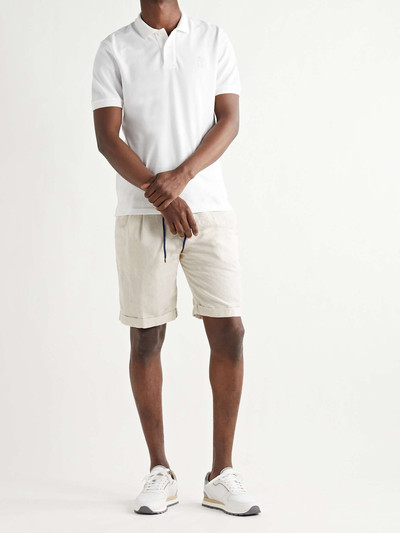 Brunello Cucinelli Wide-Leg Linen and Cotton-Blend Drawstring Bermuda Shorts outlook