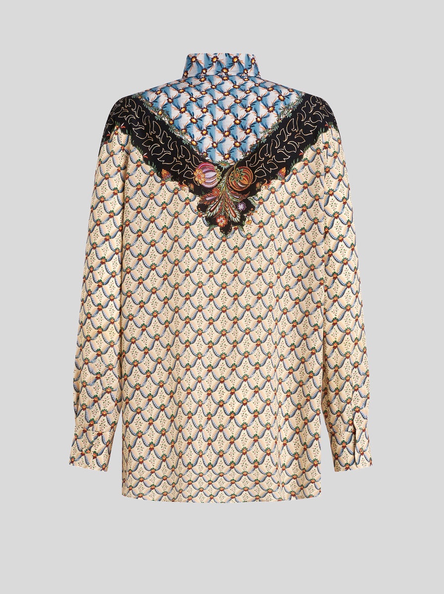 BOYFIT FLORAL SHIRT WITH EDGING - 5