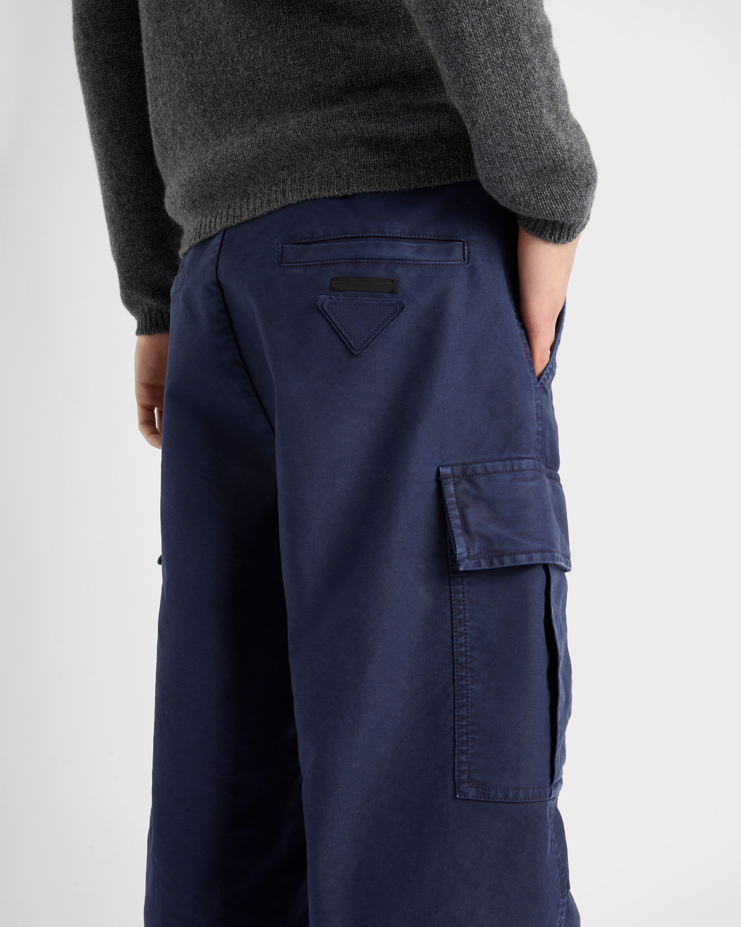 Cotton cargo pants - 3