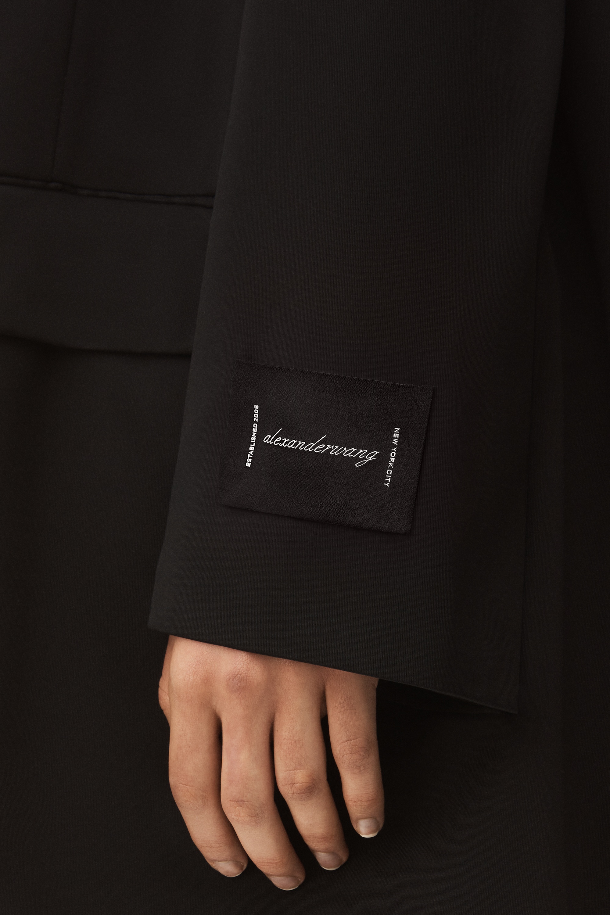 OVERSIZED BLAZER IN SHEER JERSEY - 6