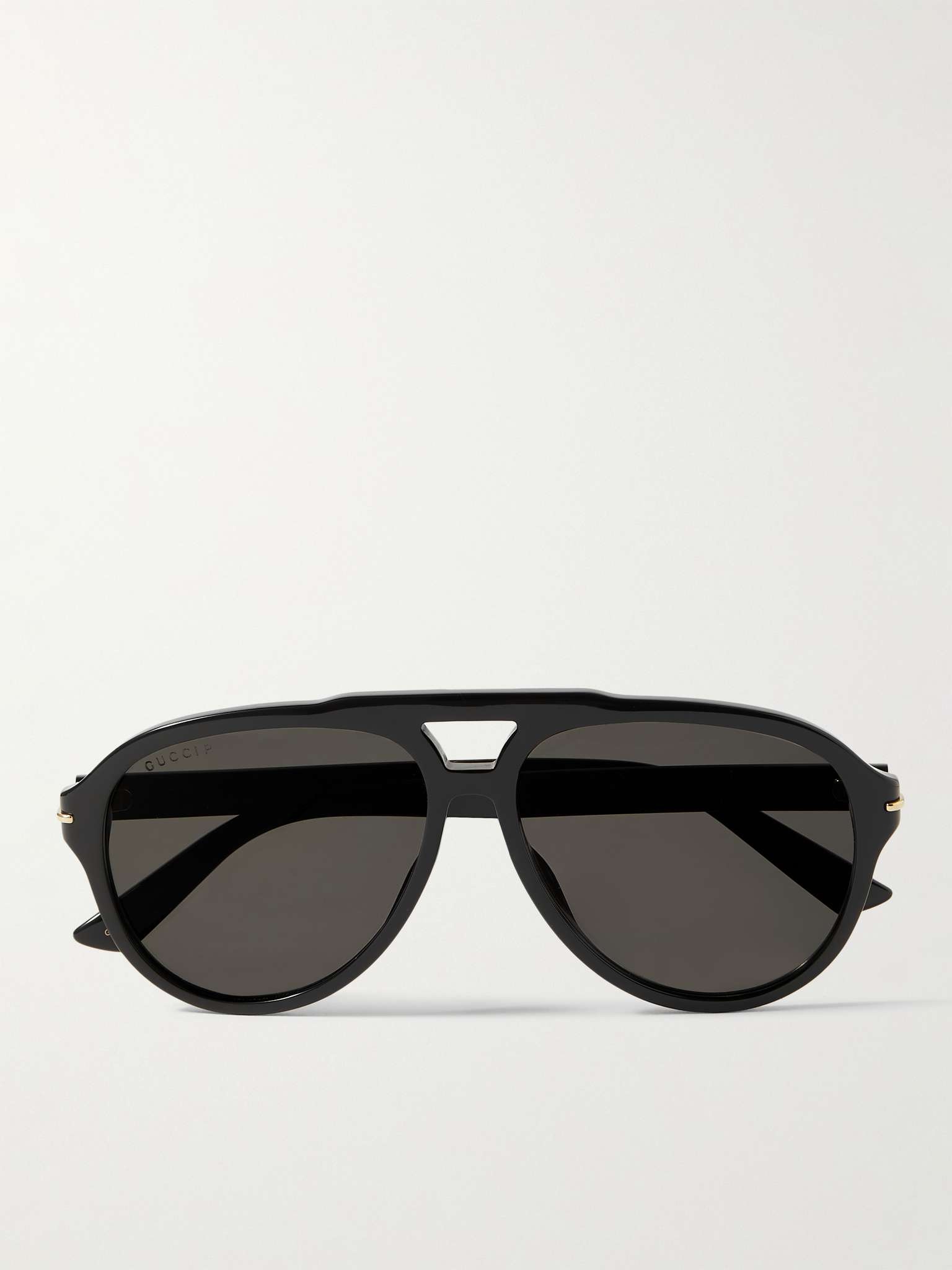 Aviator-Style Acetate Sunglasses - 1