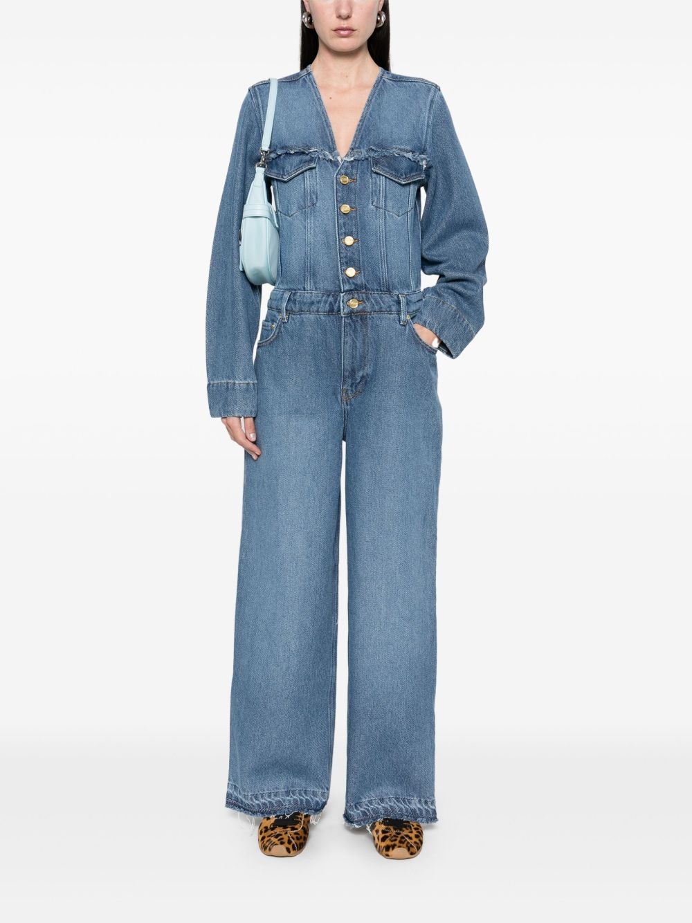 denim jumpsuit - 2