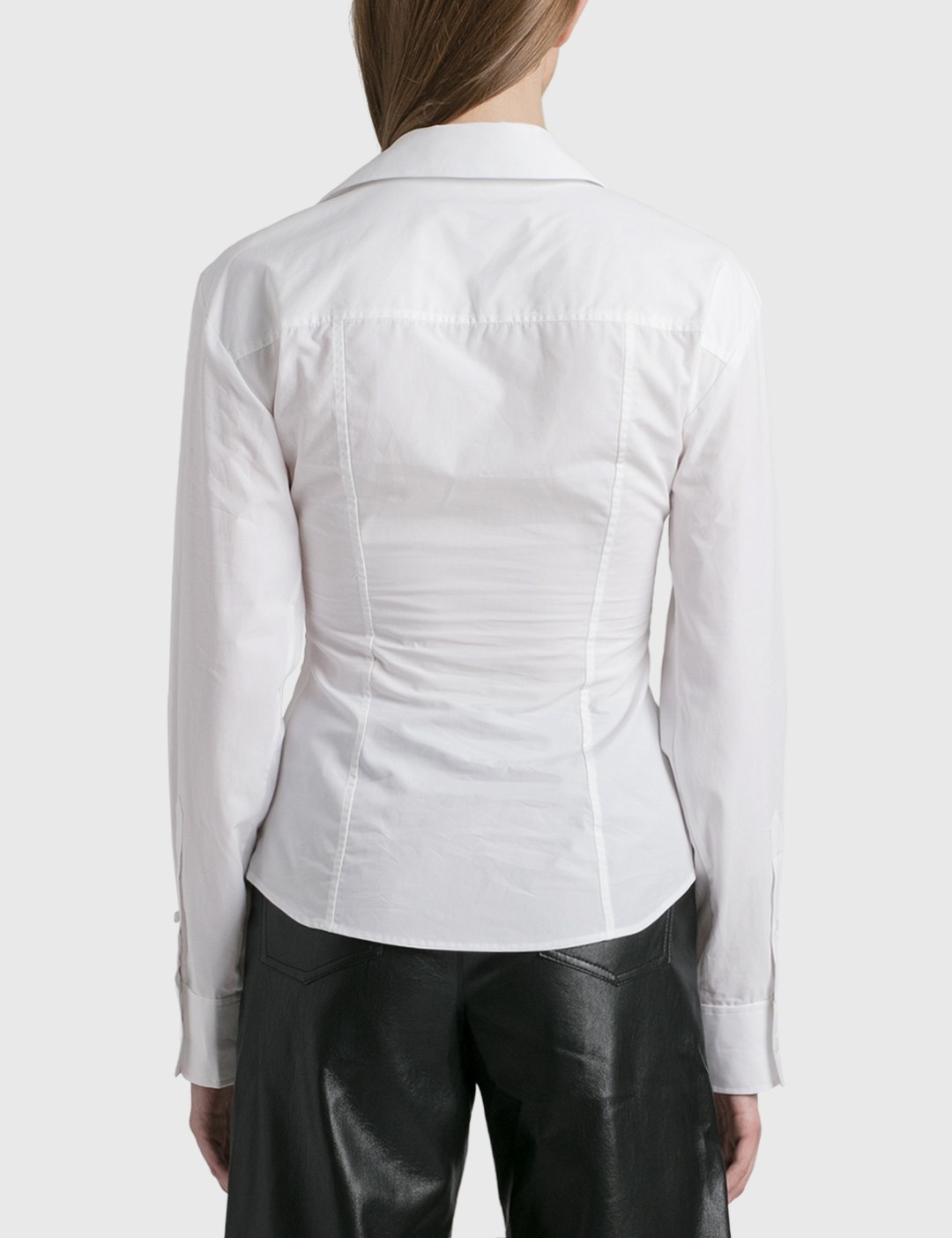OPEN TWISTED FRONT PLACKET SHIRT - 3