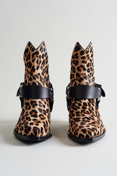 R13 Half Ankle Cowboy Boot with Harness– Leopard | R13 Denim outlook