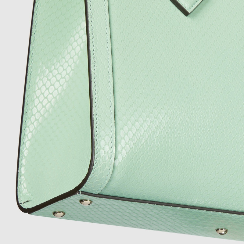 Gucci Diana small python tote bag 10