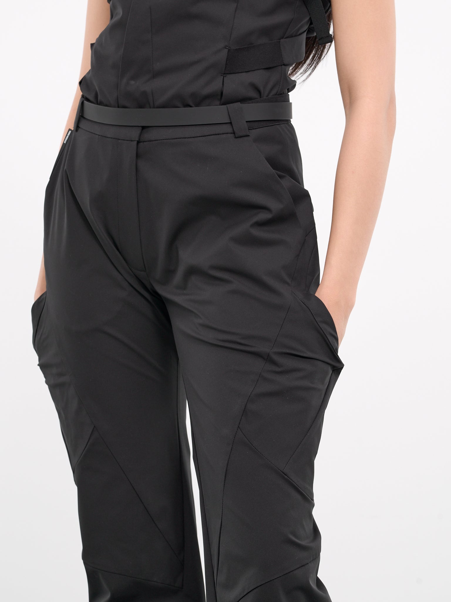 Belted Pocket Pants - 5