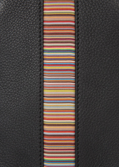 Paul Smith 'Signature Stripe' Leather Neck Pouch outlook